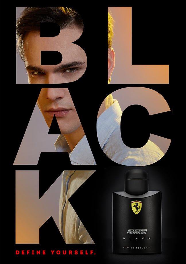 FERRARI BLACK (Perfume Masculino) - EDP 100ml - Outlet do Perfume